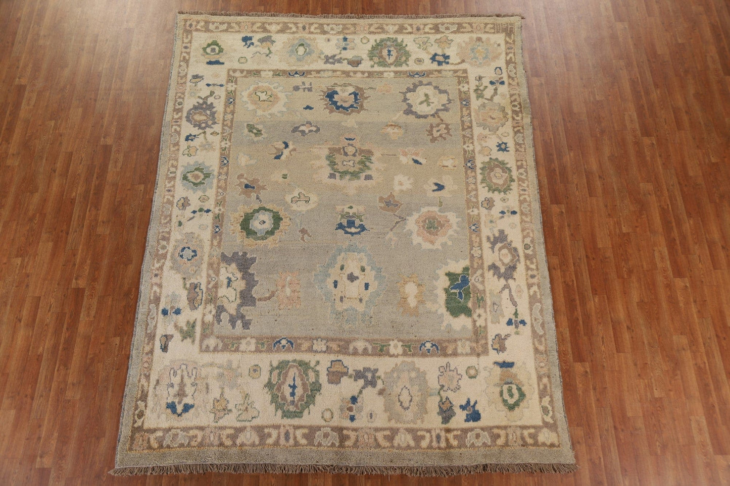 Vegetable Dye Oushak Turkish Area Rug 8x10