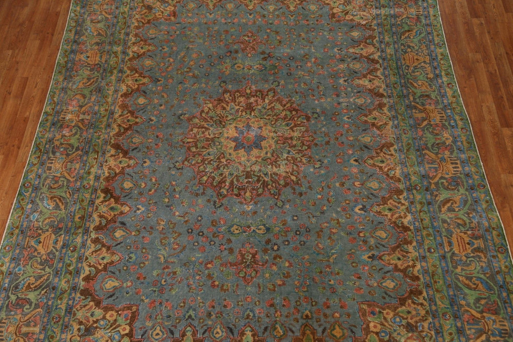 Over-Dyed Tabriz Persian Area Rug 9x12