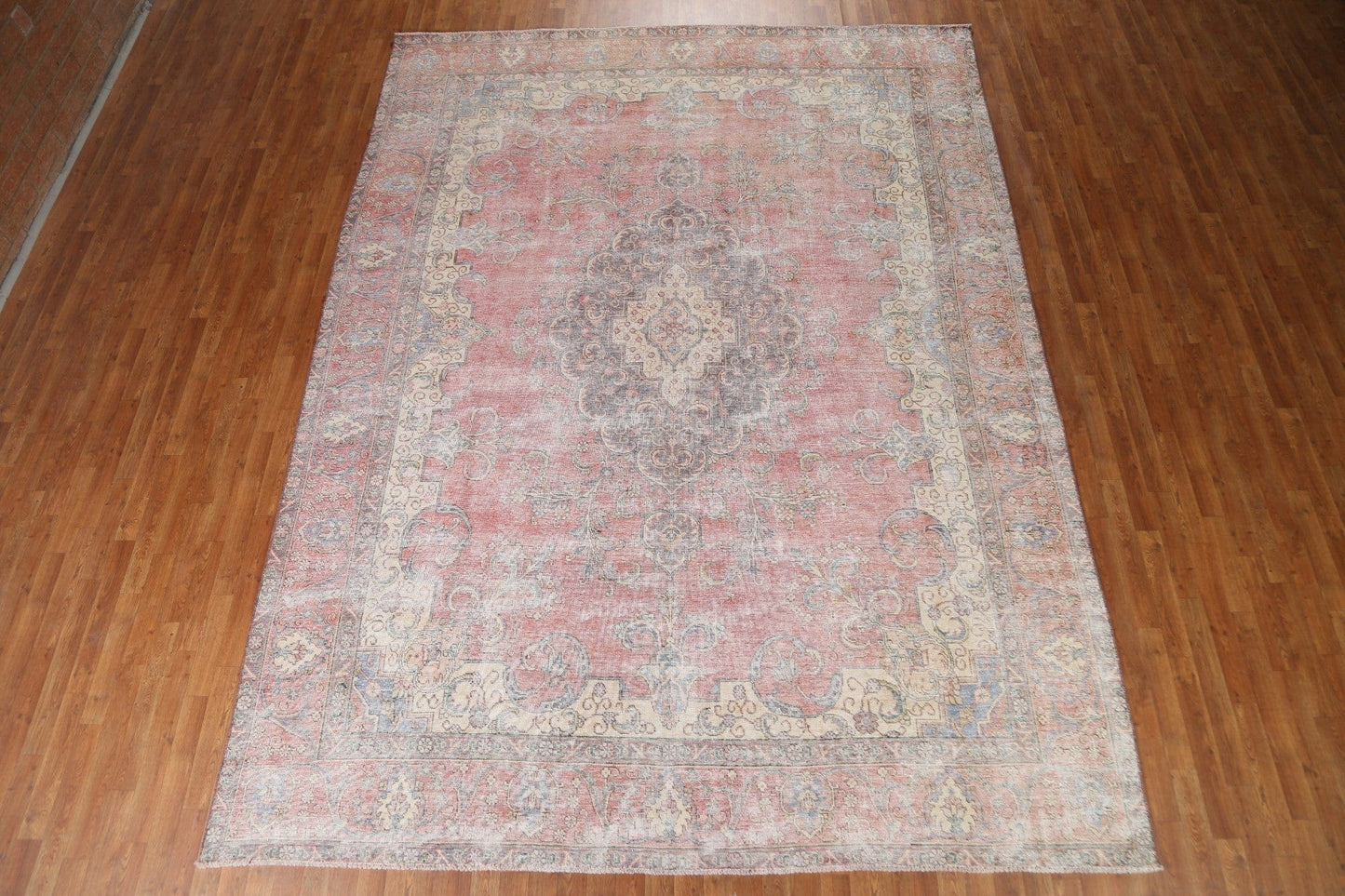 Distressed Tabriz Persian Area Rug 9x13