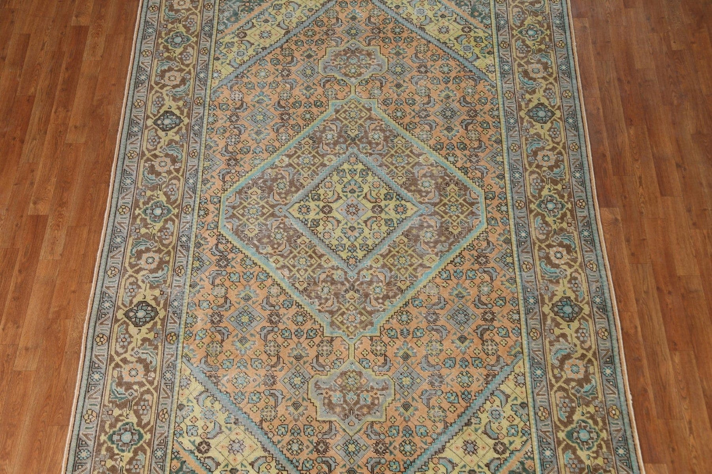 Geometric Tabriz Persian Area Rug 6x10