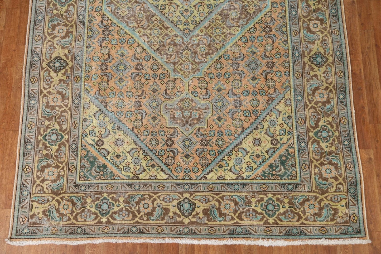 Geometric Tabriz Persian Area Rug 6x10