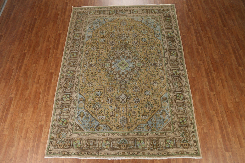 Over-Dyed Tabriz Persian Area Rug 8x11