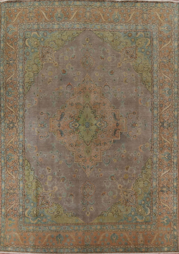 Over-Dyed Tabriz Persian Area Rug 10x13