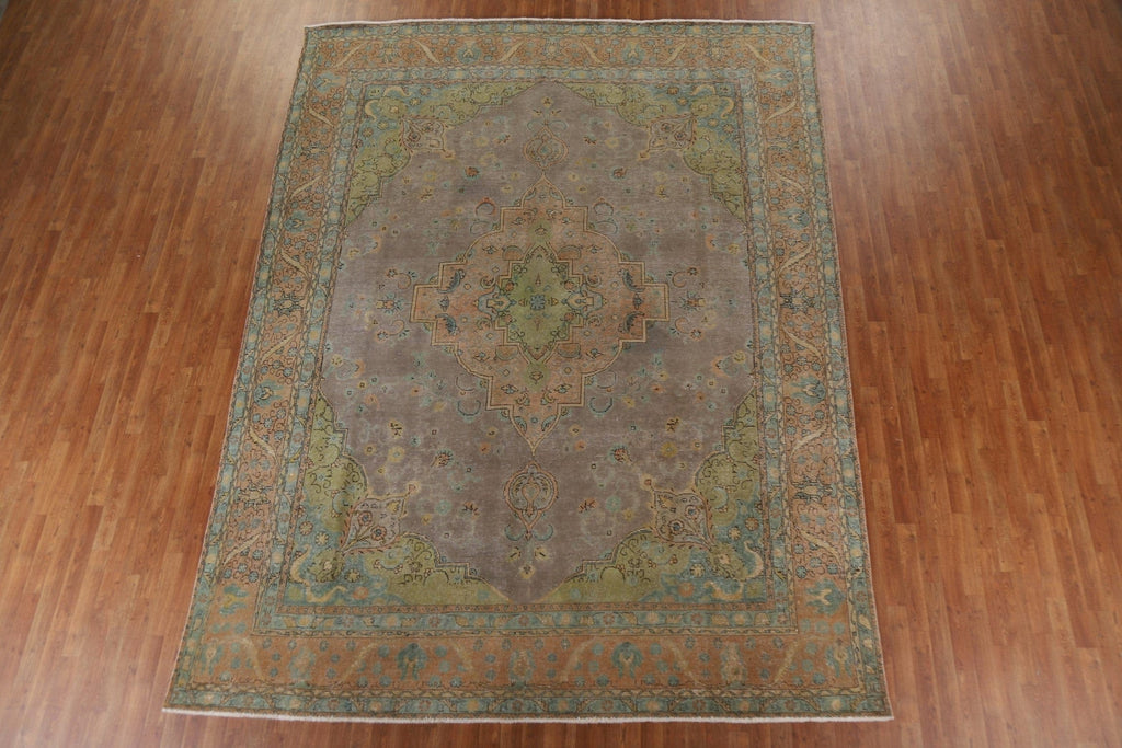 Over-Dyed Tabriz Persian Area Rug 10x13