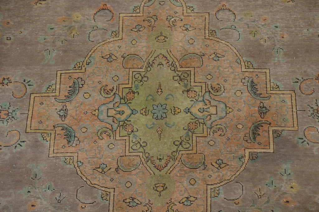 Over-Dyed Tabriz Persian Area Rug 10x13