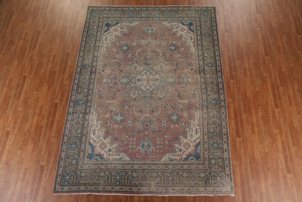 Vintage Tabriz Persian Area Rug 8x11