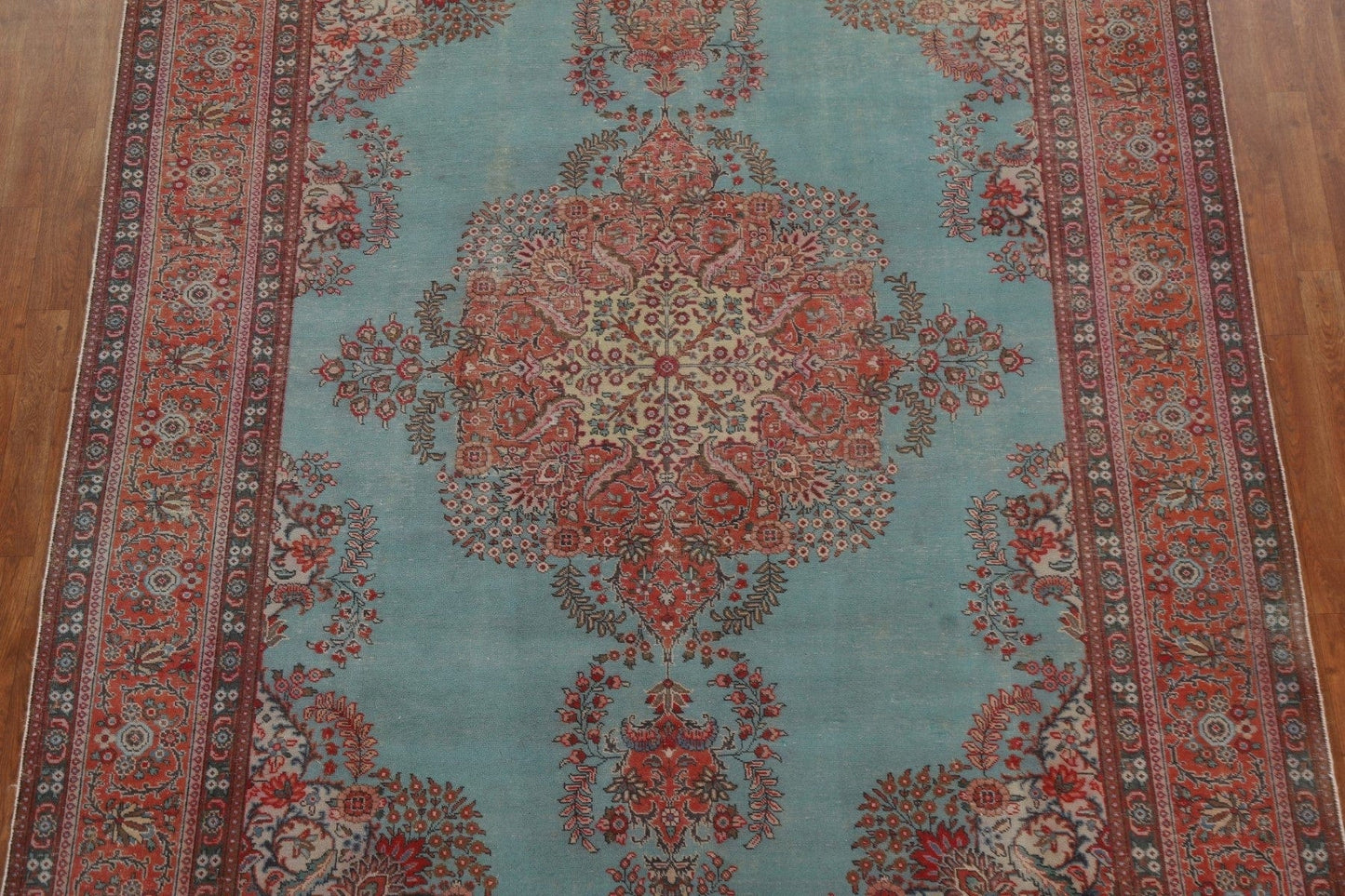 Vintage Tabriz Persian Area Rug 8x11