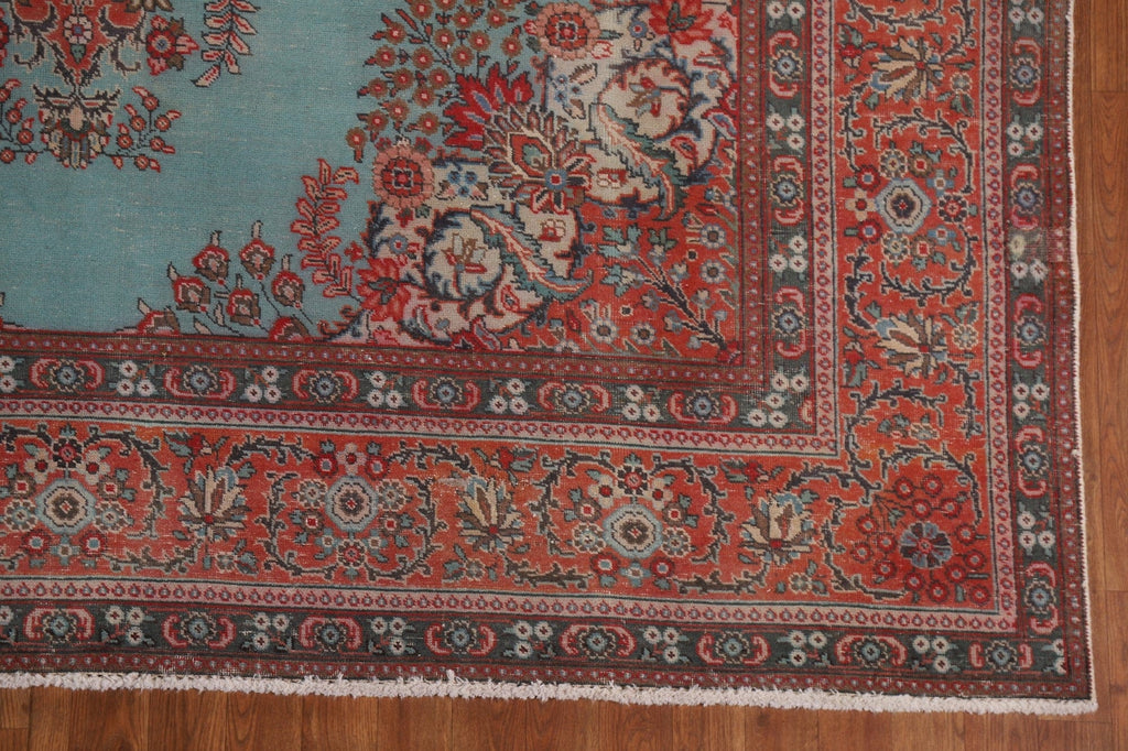 Vintage Tabriz Persian Area Rug 8x11