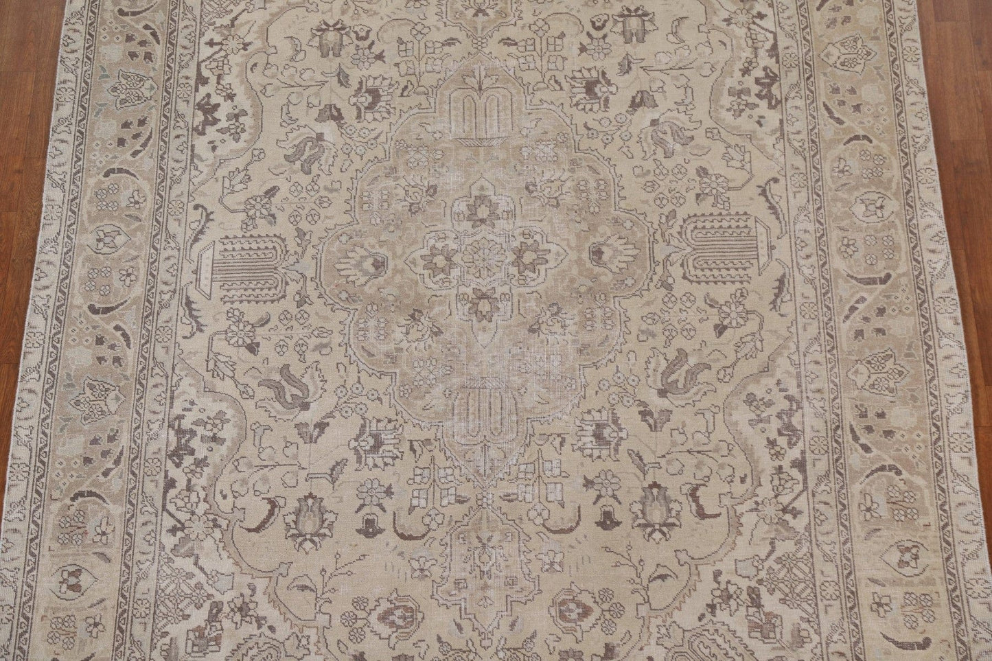 Geometric Tabriz Persian Area Rug 7x10