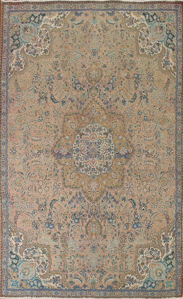 Vintage Tabriz Persian Area Rug 7x11