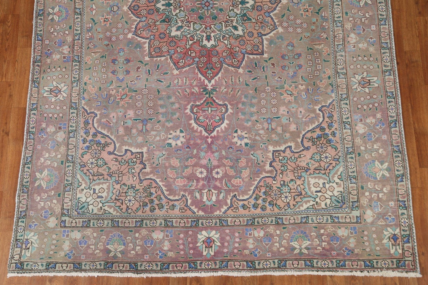 Distressed Tabriz Persian Area Rug 6x10