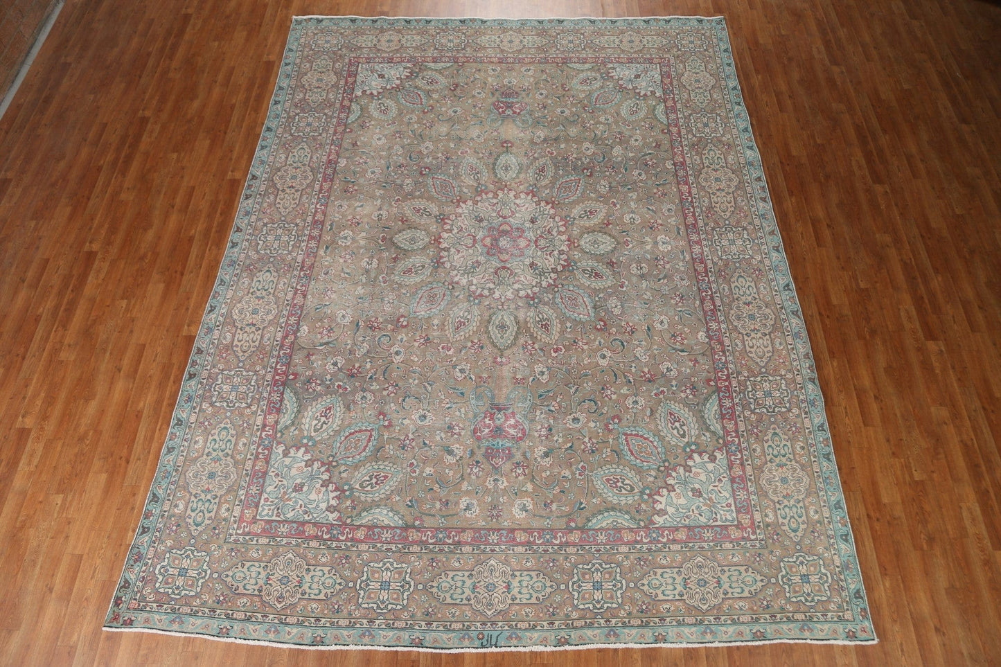 Vintage Tabriz Persian Area Rug 10x12