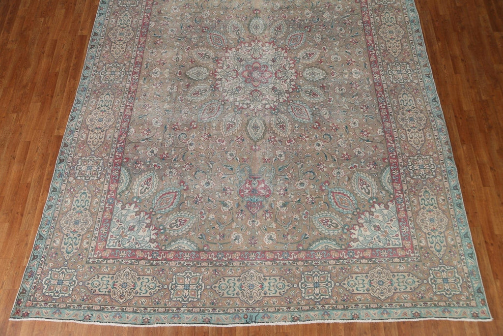 Vintage Tabriz Persian Area Rug 10x12