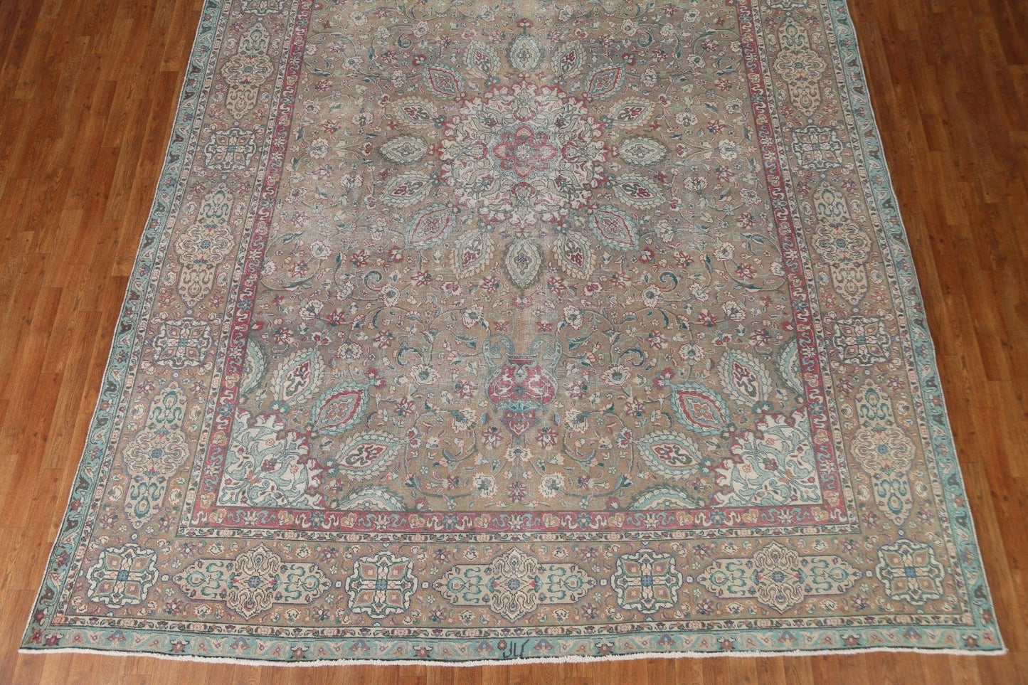 Vintage Tabriz Persian Area Rug 10x12