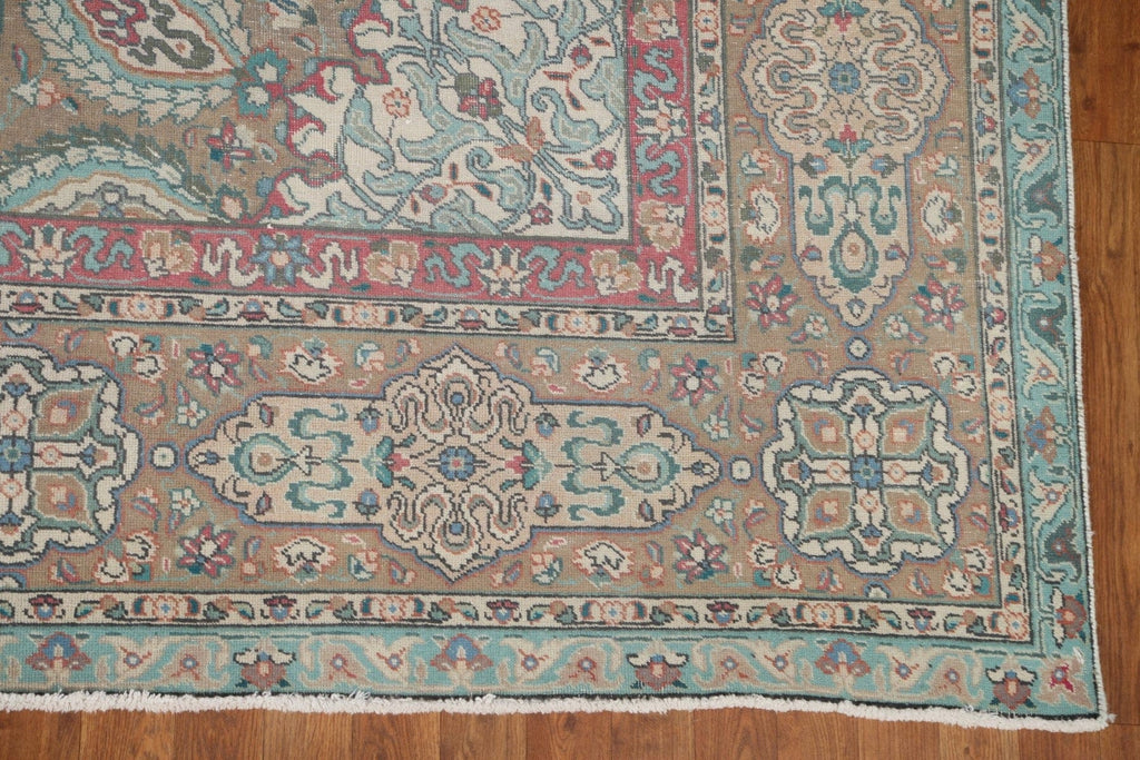 Vintage Tabriz Persian Area Rug 10x12