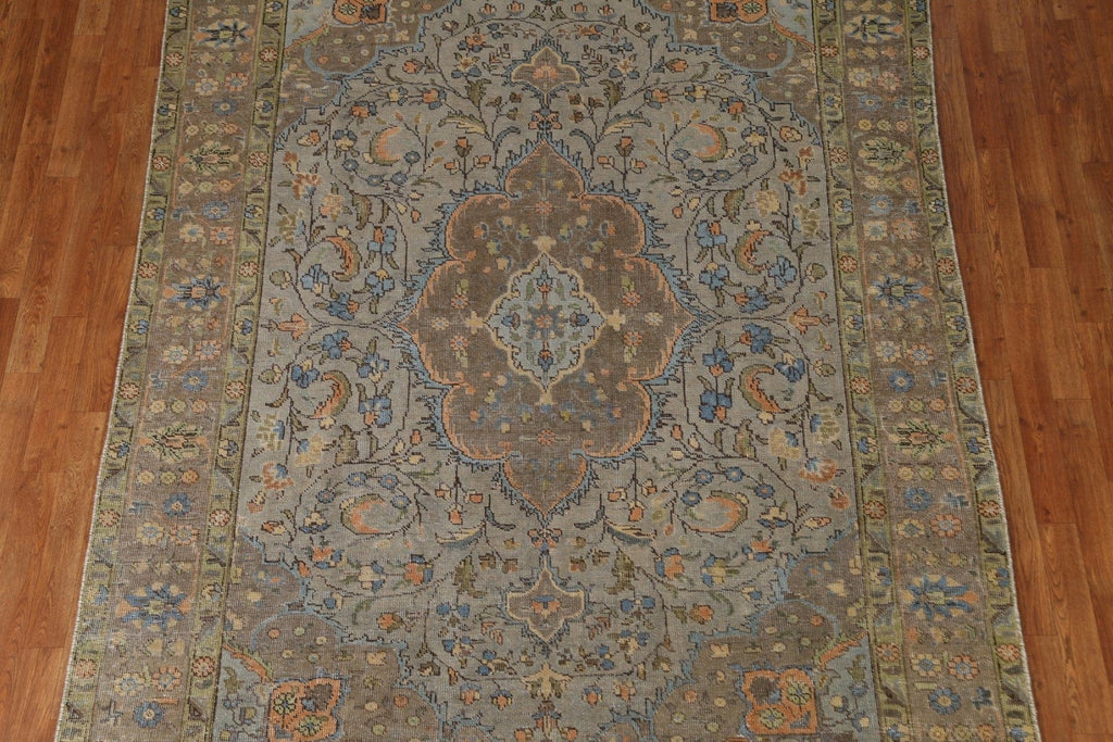 Over-Dyed Tabriz Persian Area Rug 7x9