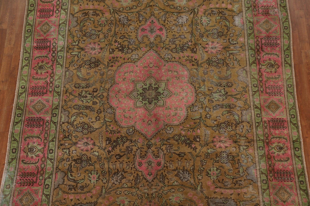 Over-Dyed Tabriz Persian Area Rug 8x11