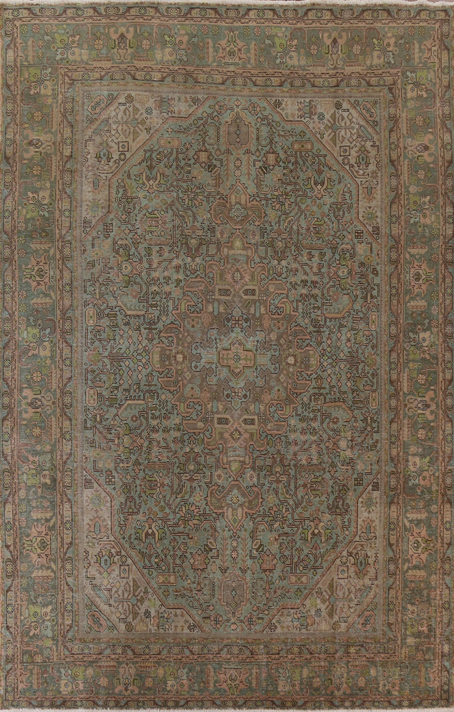 Over-Dyed Tabriz Persian Area Rug 8x11