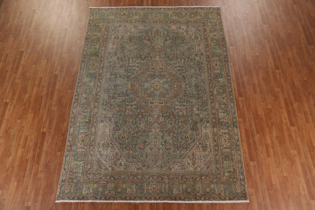 Over-Dyed Tabriz Persian Area Rug 8x11