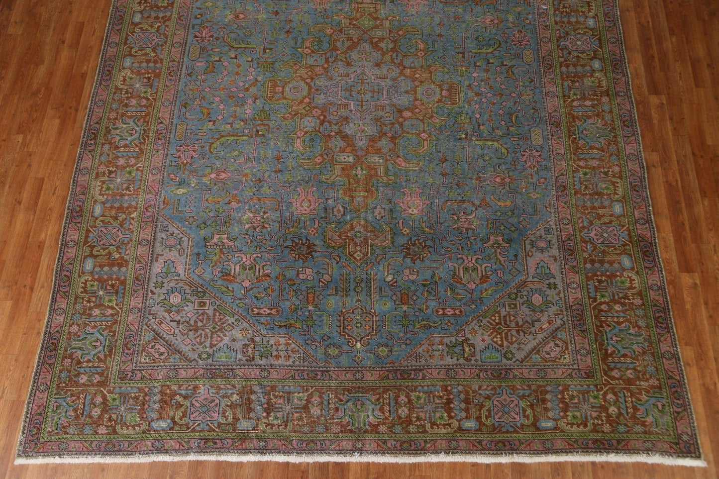 Over-Dyed Tabriz Persian Area Rug 9x13