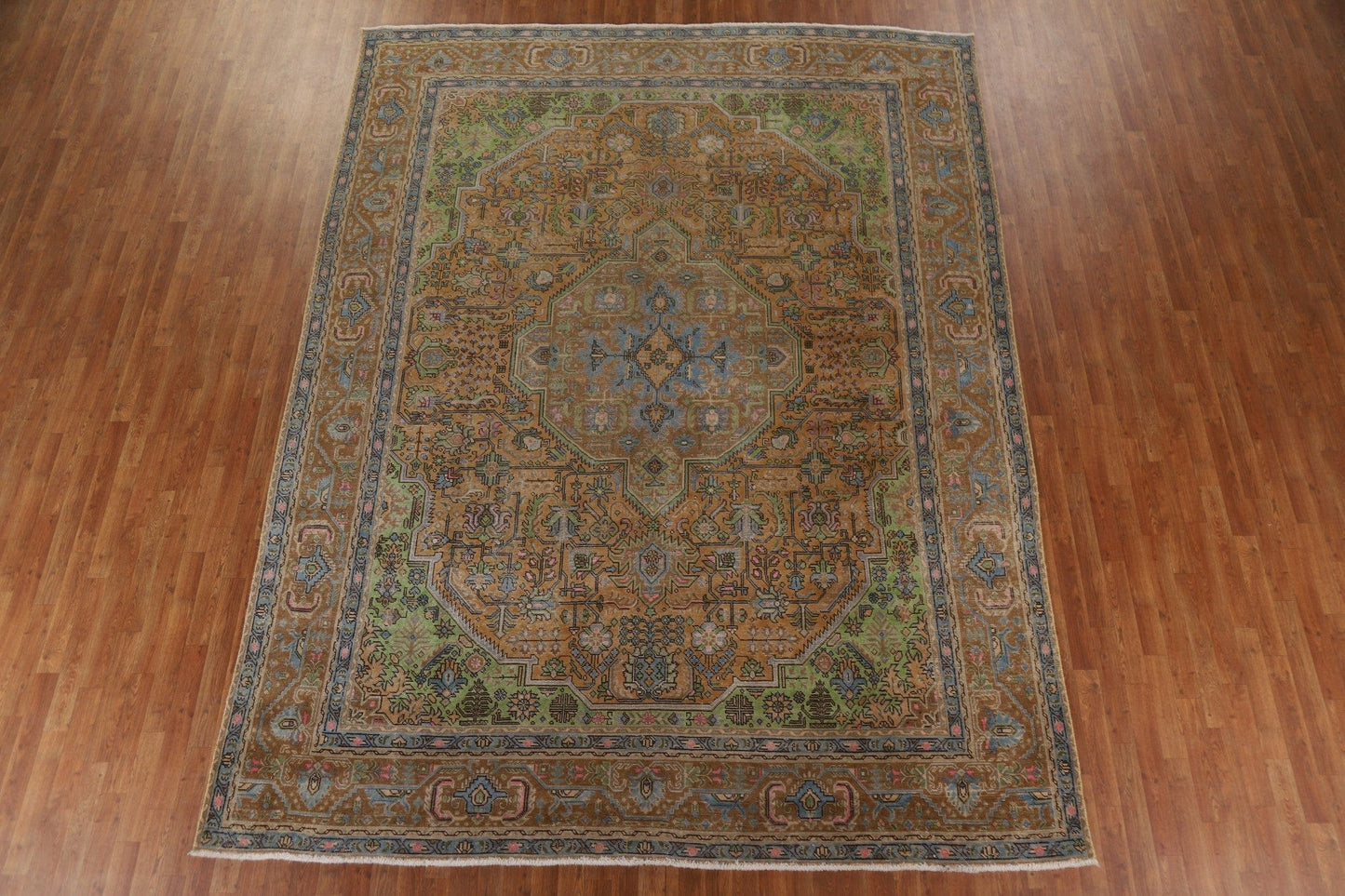 Over-Dyed Tabriz Persian Area Rug 9x13