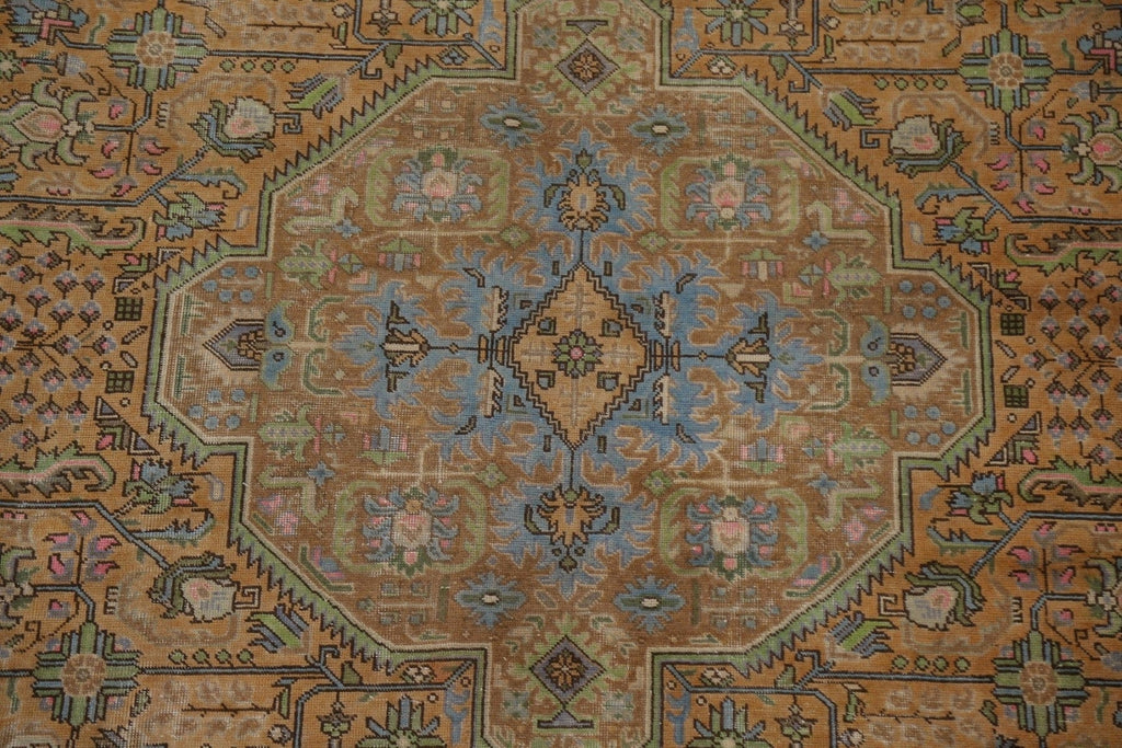 Over-Dyed Tabriz Persian Area Rug 9x13