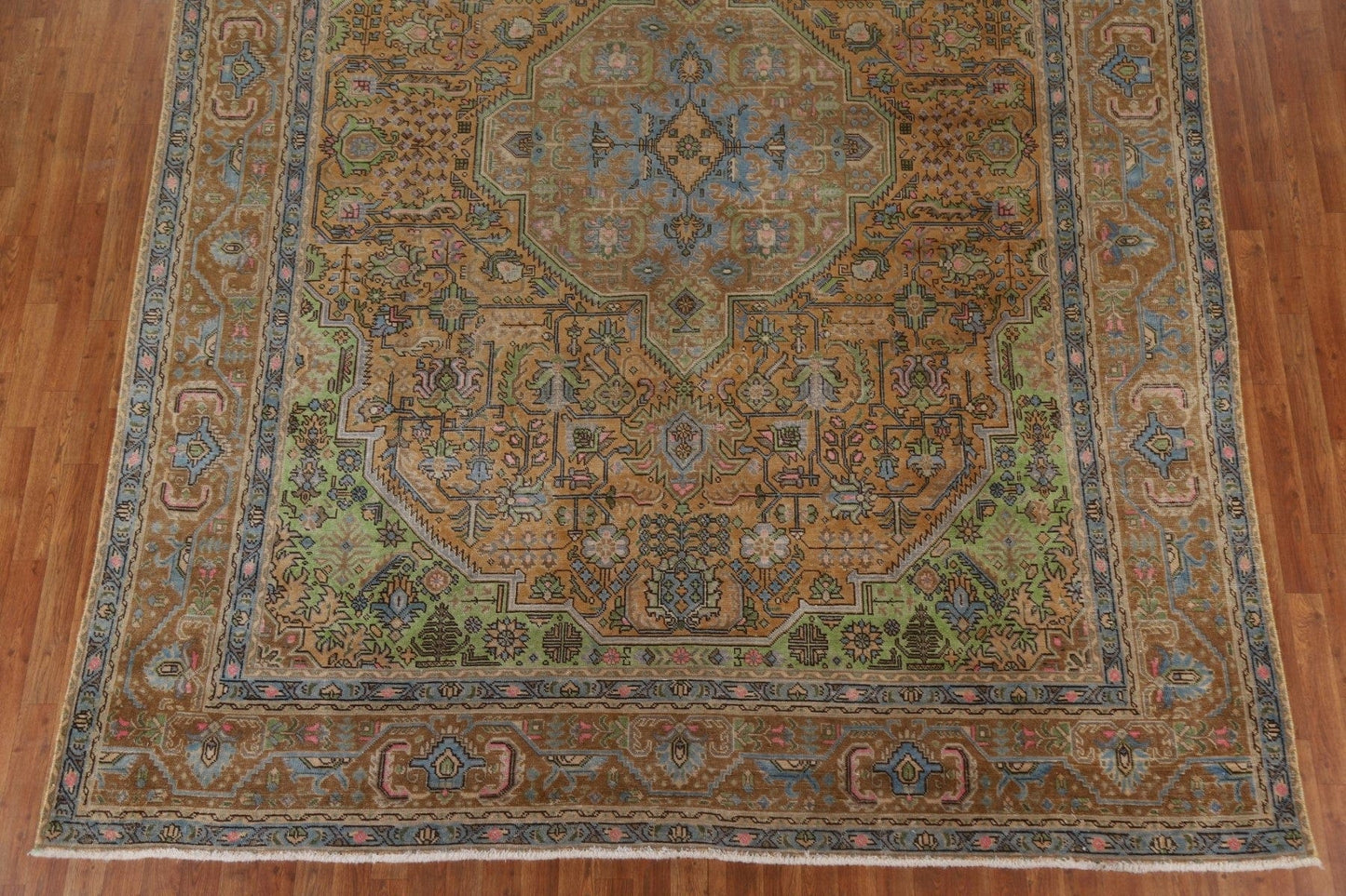 Over-Dyed Tabriz Persian Area Rug 9x13