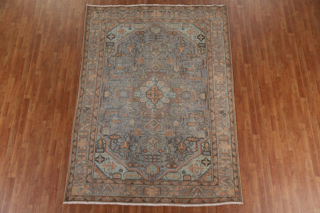 Over-Dyed Tabriz Persian Area Rug 7x9