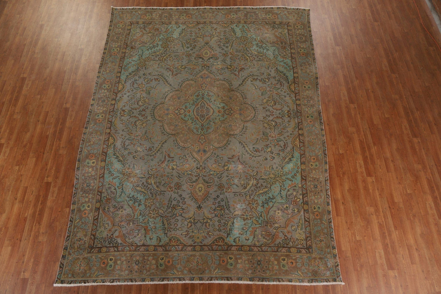 Over-Dyed Tabriz Persian Area Rug 9x13