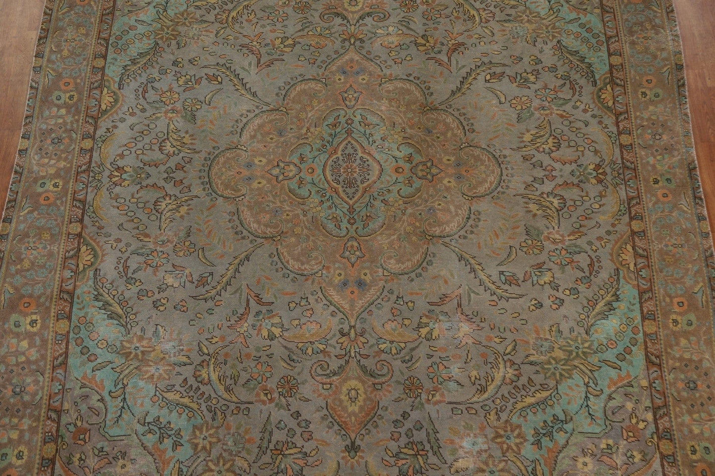 Over-Dyed Tabriz Persian Area Rug 9x13