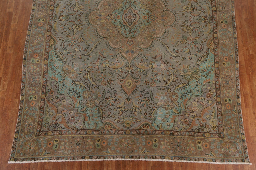 Over-Dyed Tabriz Persian Area Rug 9x13