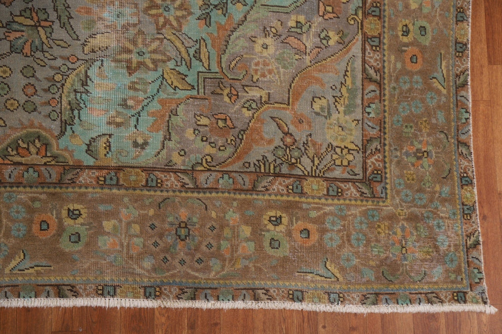 Over-Dyed Tabriz Persian Area Rug 9x13