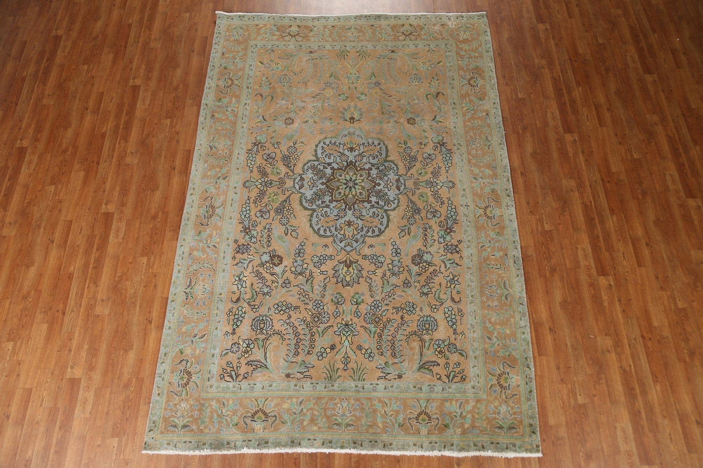 Over-Dyed Tabriz Persian Area Rug 7x10