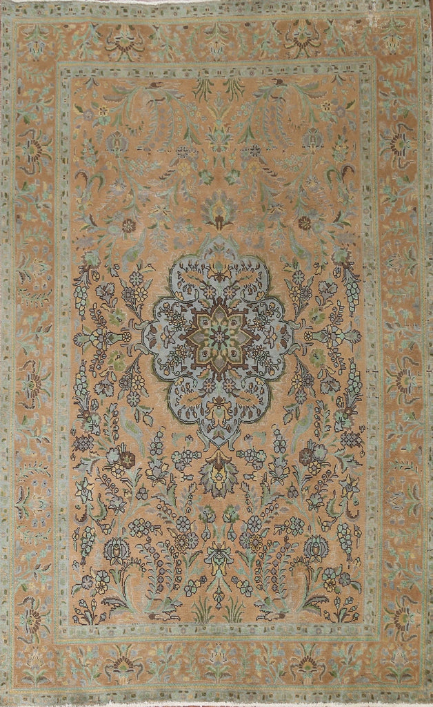 Over-Dyed Tabriz Persian Area Rug 7x10