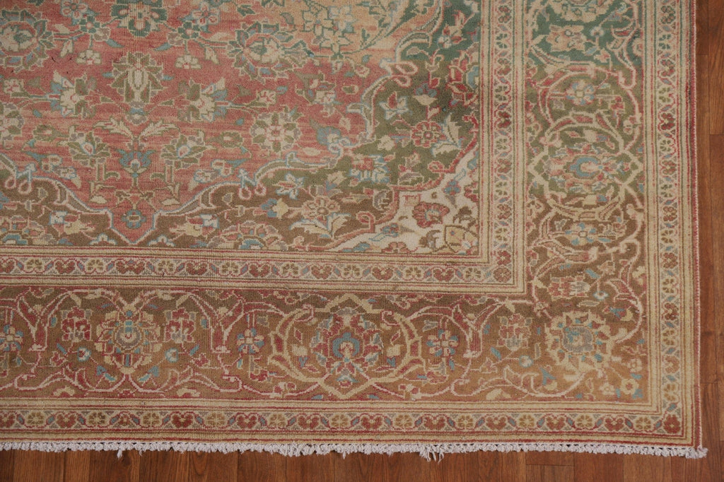 Distressed Over-Dyed Mashad Persian Area Rug 7x10