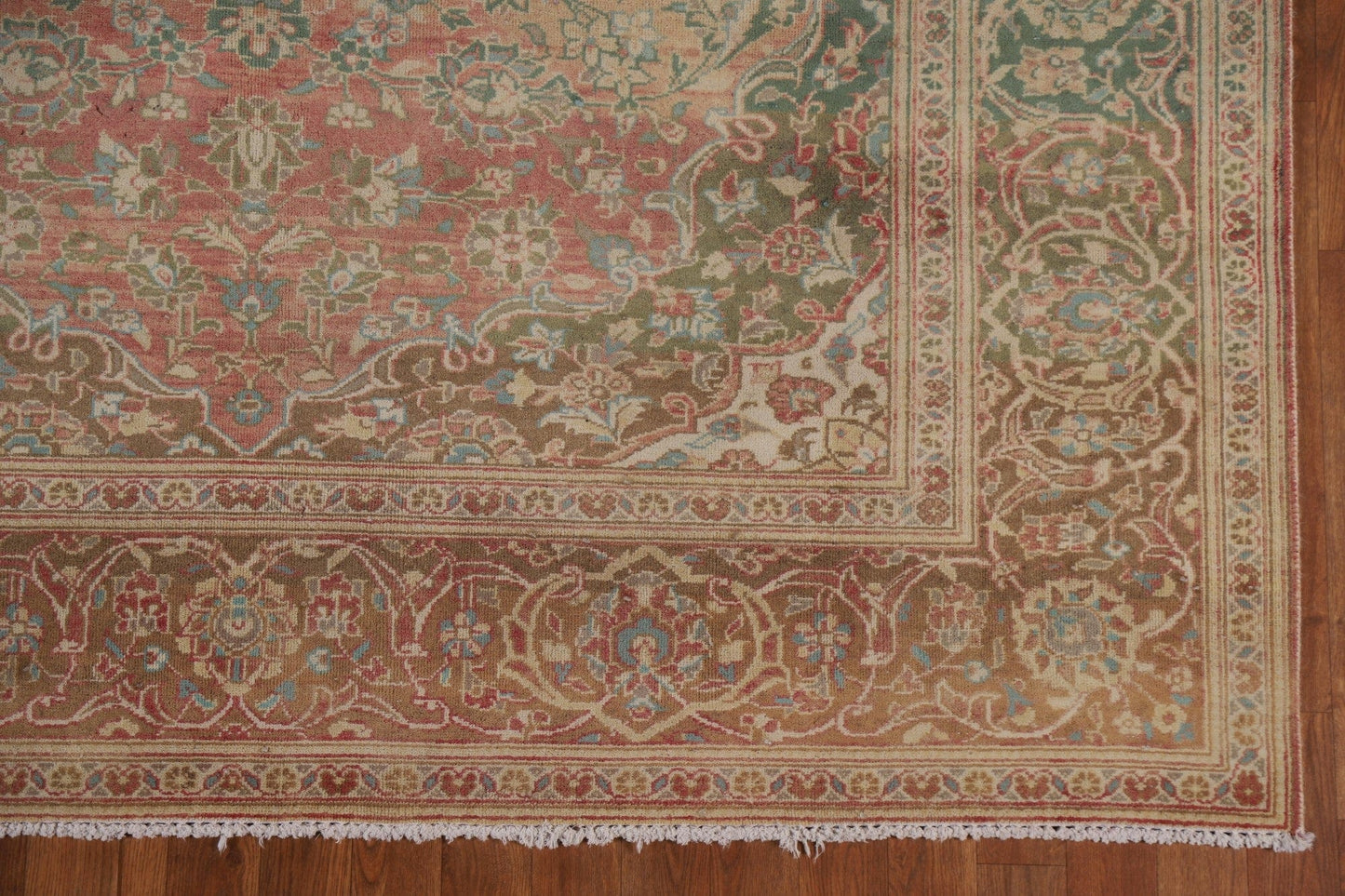 Distressed Over-Dyed Mashad Persian Area Rug 7x10