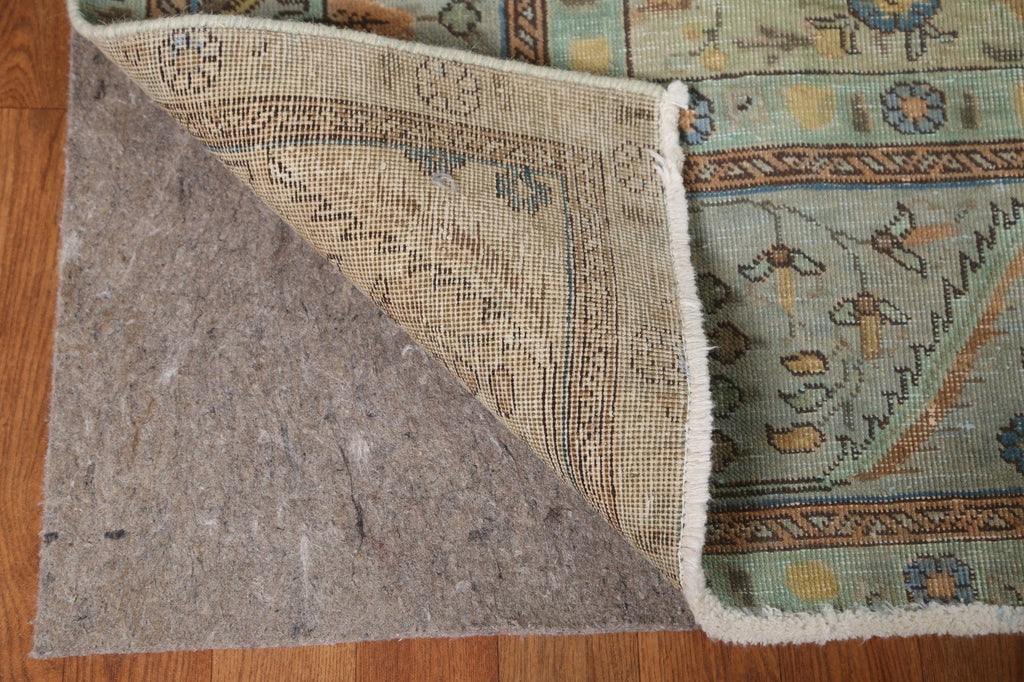 Distressed Over-Dyed Tabriz Persian Area Rug 8x11