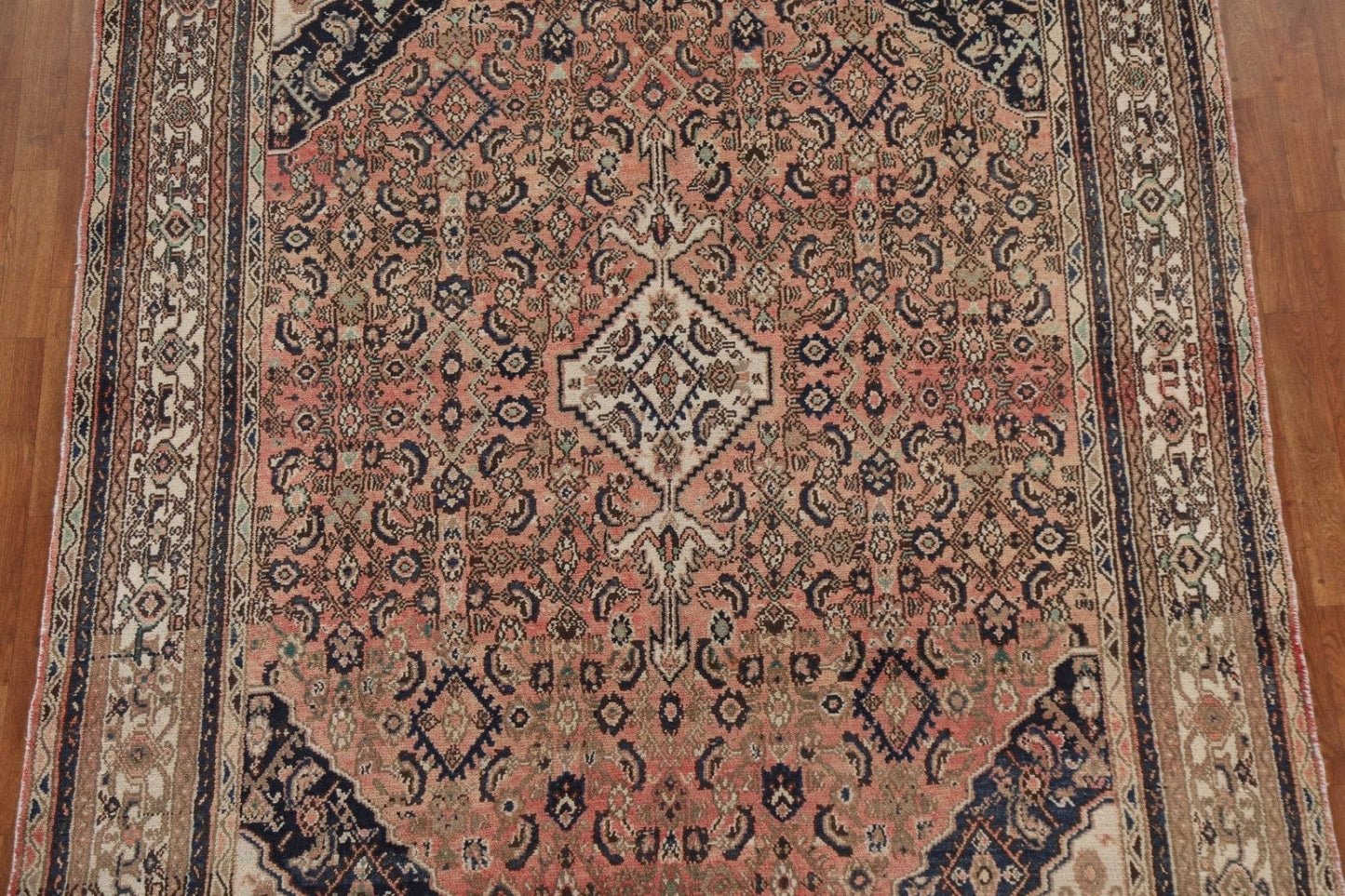 Geometric Hamedan Persian Area Rug 7x10