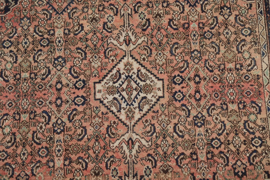 Geometric Hamedan Persian Area Rug 7x10