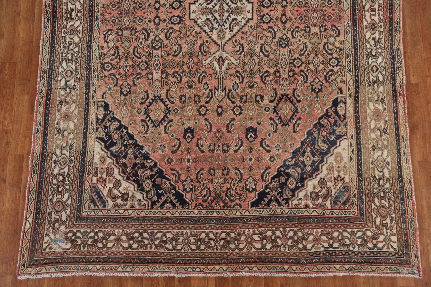 Geometric Hamedan Persian Area Rug 7x10