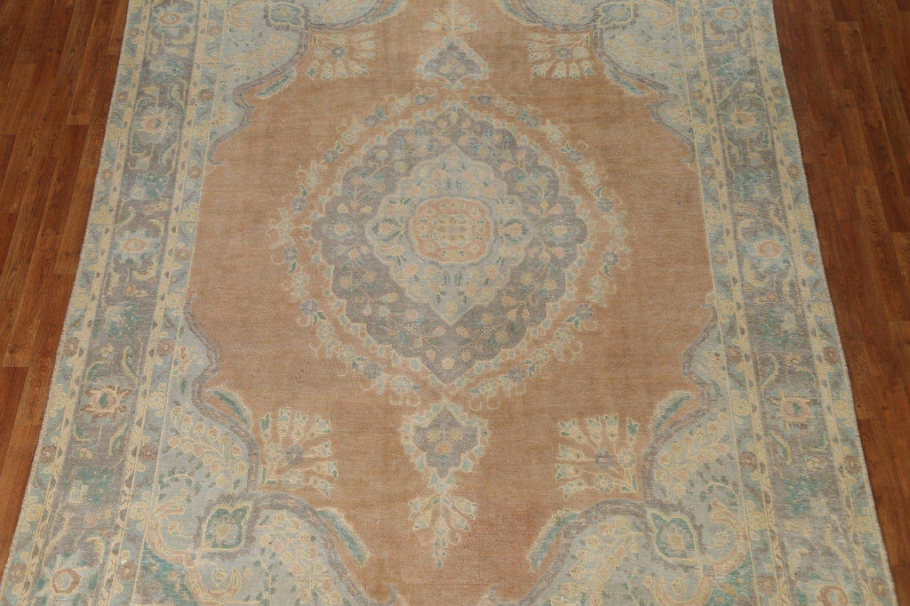 Vintage Wool Tabriz Persian Area Rug 8x11