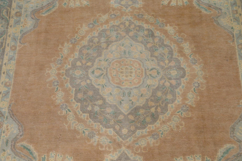 Vintage Wool Tabriz Persian Area Rug 8x11