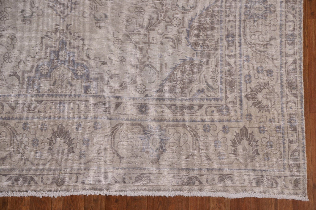 Distressed Tabriz Persian Area Rug 7x10