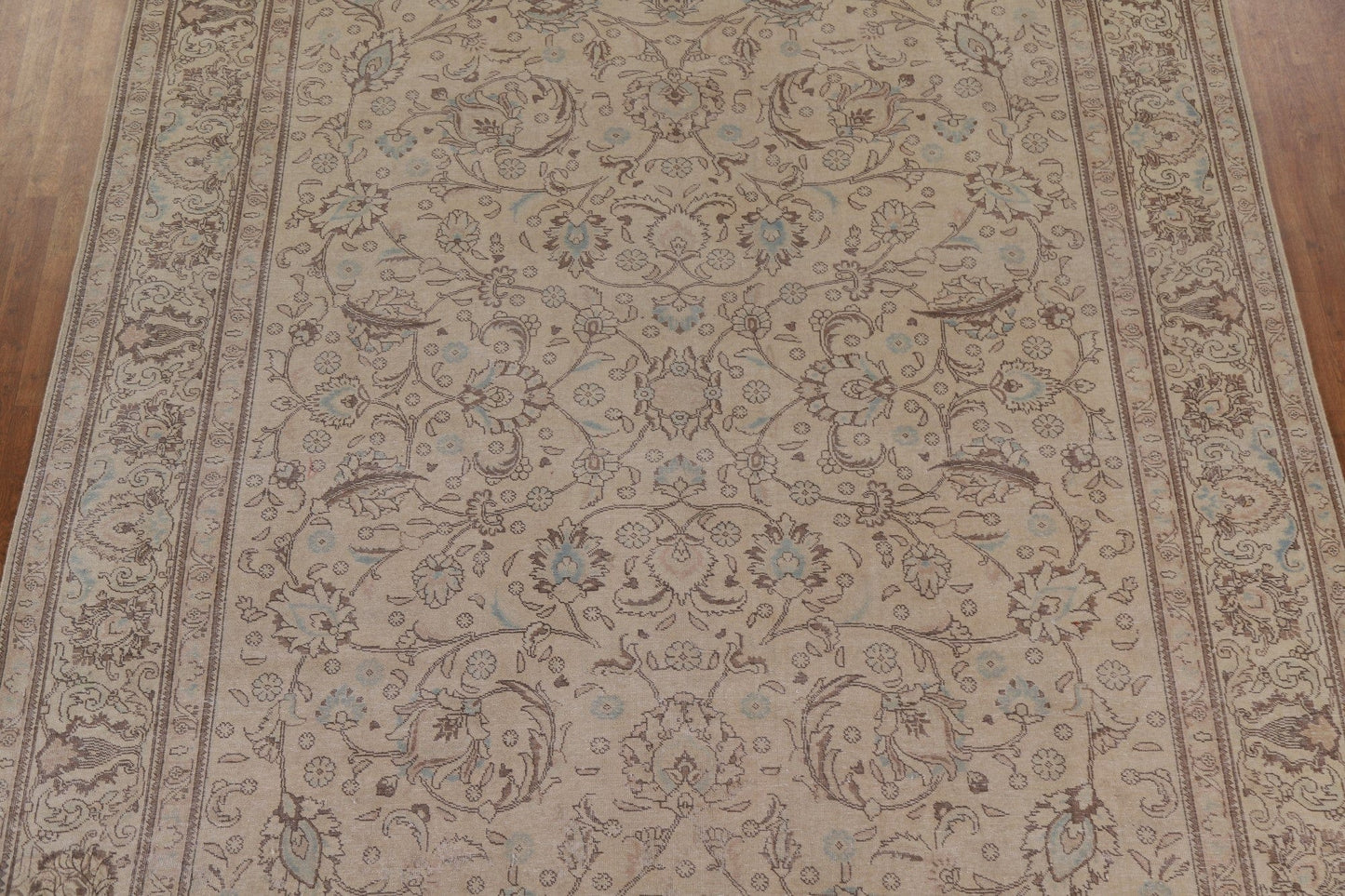 Distressed Tabriz Persian Area Rug 10x13