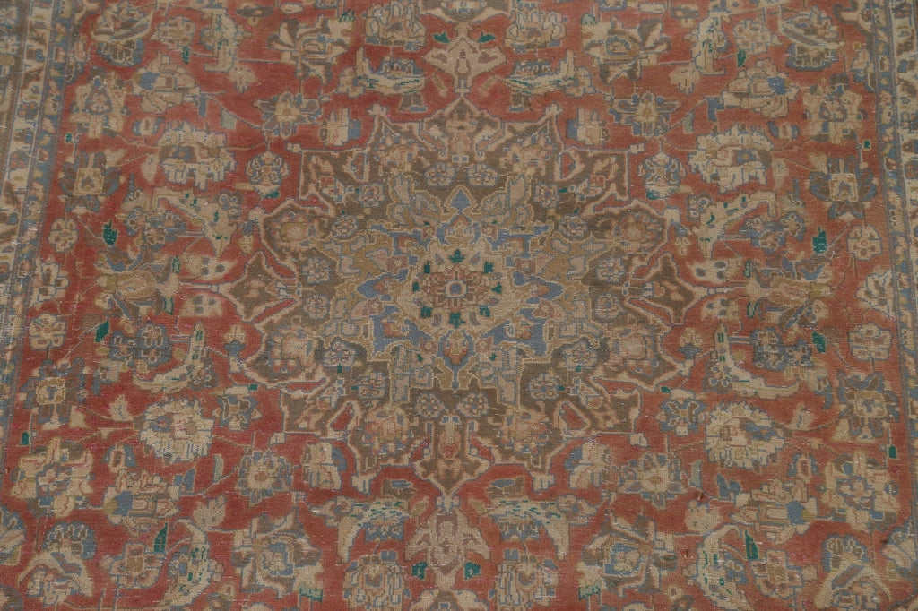 Traditional Mashad Persian Area Rug 7x11