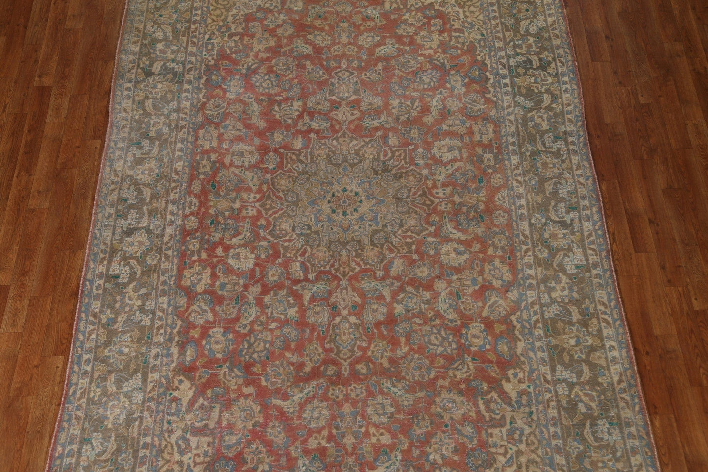 Traditional Mashad Persian Area Rug 7x11