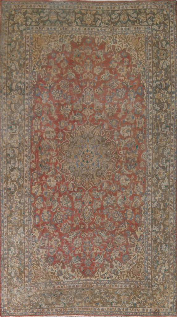 Traditional Mashad Persian Area Rug 7x11