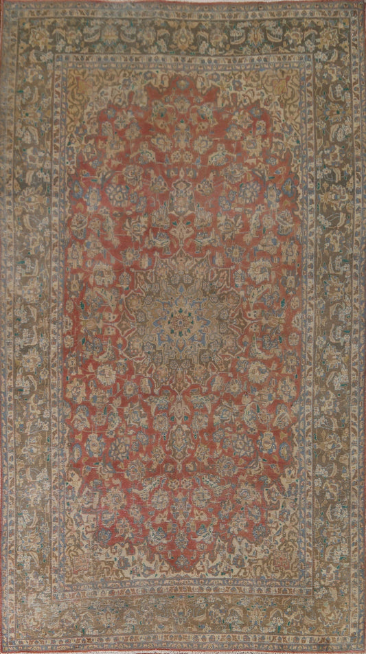 Traditional Mashad Persian Area Rug 7x11