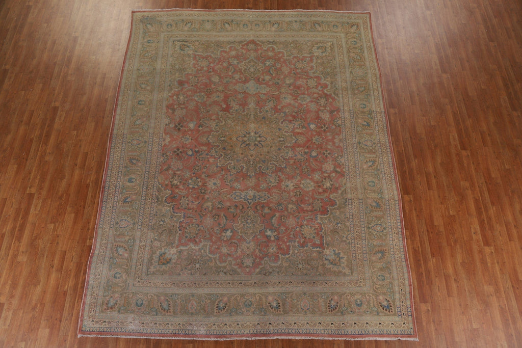 Traditional Mashad Persian Area Rug 9x12