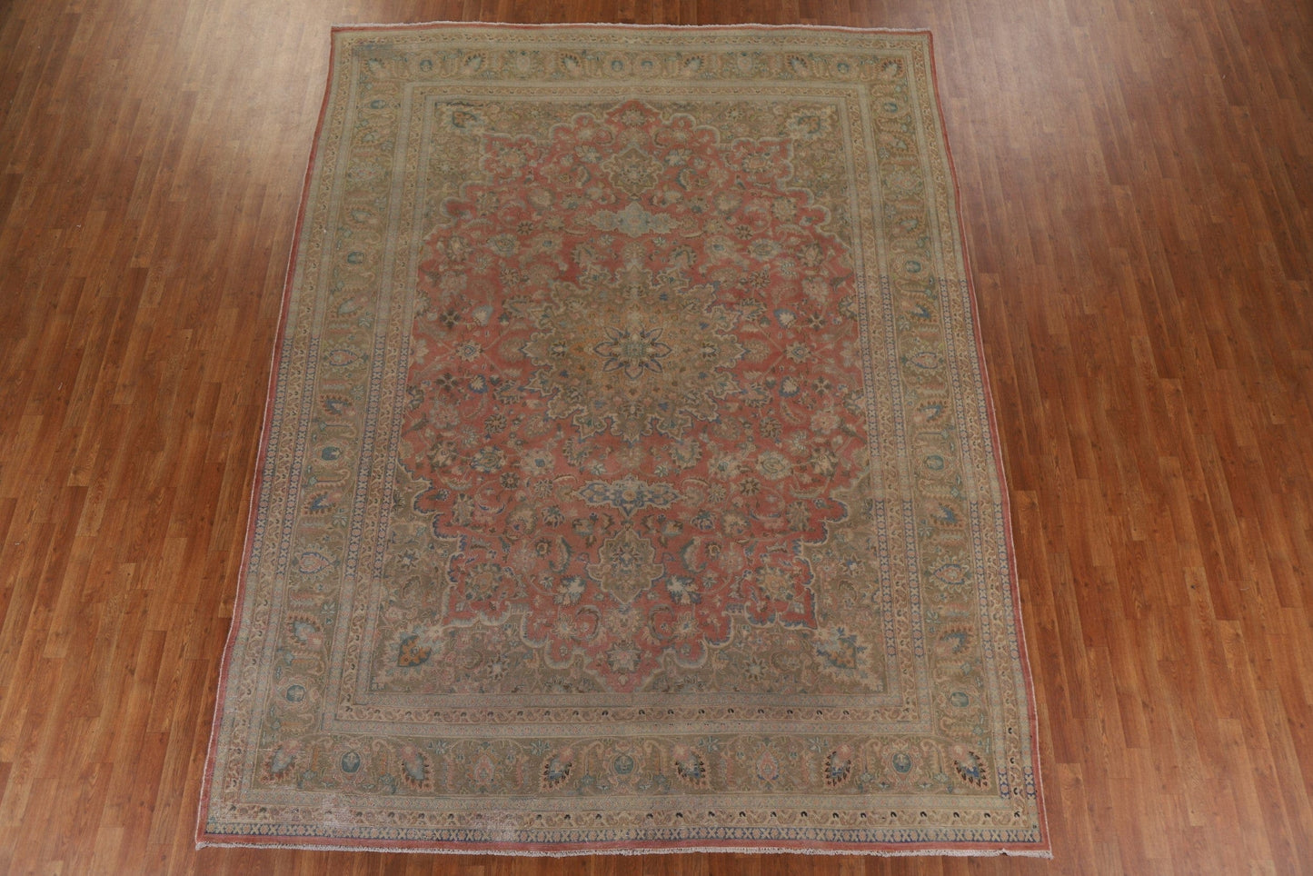 Traditional Mashad Persian Area Rug 9x12